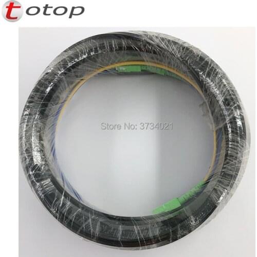 Free Shipping 50M Outdoor Fiber Optic Drop Cable Patch Cord SC/APC to SC/APC Duplex SM G657A2 LSZH 4core Drop Cable Patch Cord