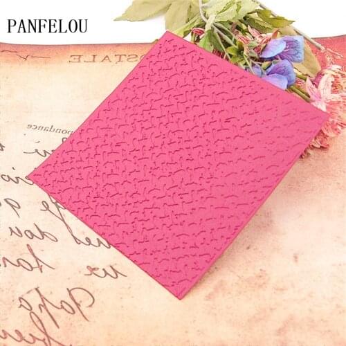 15x15cm Black piecesEmbossing folders Plastic For Scrapbooking DIY Template Fondant Cake Photo Album Card Making