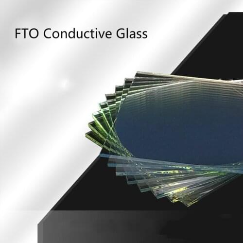 FTO conductive glass. OPV-FTO32-10 can cut and etch sensitive perovskite. 100x100mm, 200x150mm