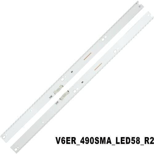 2 PCS LED backlight strip for UE49LS003AU UE49MU6650U UE49KU6650U UE49MU6440S UE49MU6445U UE49MU6409U UE49MU6442U UE49MU6449U