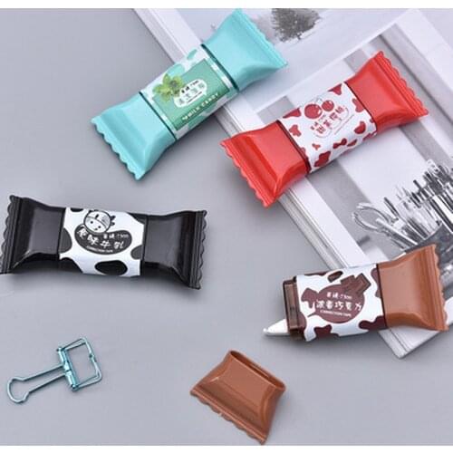 1PC Cute Large Capacity and Multi-function Candy Correction Tape 3.5m Kawaii Corrector Stationery School Office Student Supplies