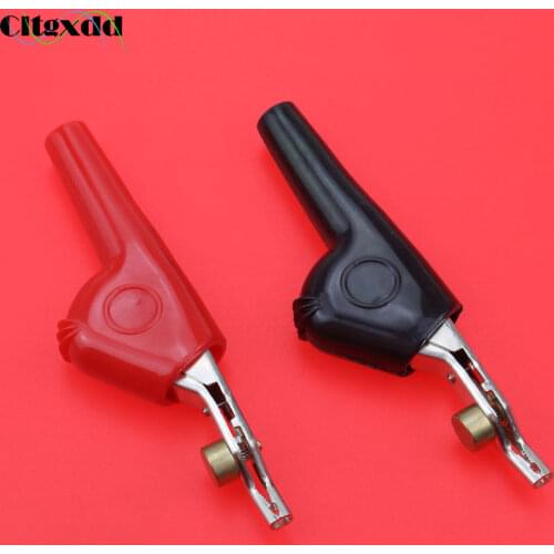 Cltgxdd 1PCS Auto Repair Test Alligator Clip With Piercing Needle Teeth Alligator Clamp Crocodile