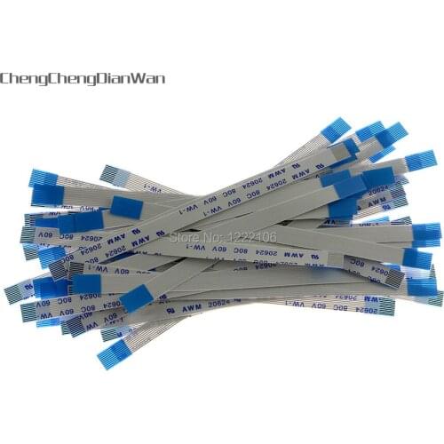 ChengChengDianWan 50pcs/lot 10Pin Replacement Power on off Switch Ribbon Flex Cable For PS3 Slim 2500 0.5 90 A