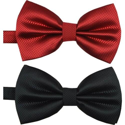 NEW 12cm Cravat Married Men Bowtie Korean Wave Of Women Bow Ties Double Wedding Groom Cravat Bow Tie Plaid