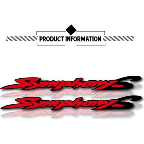 New motorcycle reflective logo sticker decorative fuel tank rim decal helmet suitable for sym symphony s 50 125 150 200