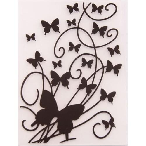 Plastic Embossing Folder Template DIY Scrapbook Photo Album Card Making Decoration Crafts Butterfly