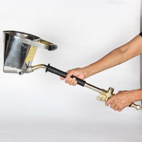 Pneumatic cement mortar spraying machine, internal external wall mortar spraying Air Stucco sprayer Plaster hopper gun Wall tool