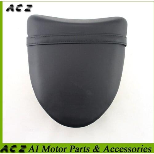 ACZ Motorcycle Rear Cushion Seat Pillion Synthetic Leather Pad Suction Passenger Seat For Kawasaki Ninja ZX10R ZX-10R 2004-2005
