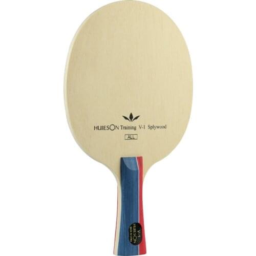 Professional Wood Ping Pong Racket Blade 2 Handle Models Table Tennis Racket Beige Medium Speed Lightweight Fast Shipping