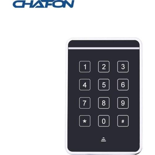 CHAFON ID IC black metal keypad access control card reader rfid WG26/34 support TK4100 s50/s70 compatible tag for access control