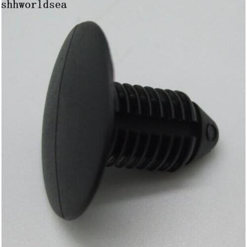 Shhworldsea 100pcs Nylon Black Radiator Apron Panel Retainer Clip For GM 1619321