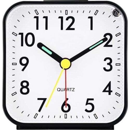 Silent Alarm Clock Electronic Digital LED Night Luminous Childrens Alarm Clock With Sound Snooze Function Table Desktop Beside