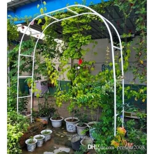 Iron Pergola Big Garden Decoration Flower Stand Metal Arch Wedding 240*180CM wedding decor winter wonderland decorations elf