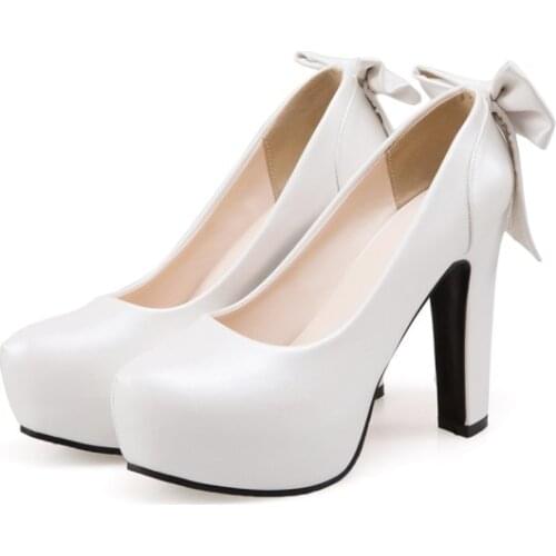 Big Size 11 12 13 14 15 16 17 18 19 ladies high heels women shoes woman pumps Sweet shallow thick-heeled womens shoes