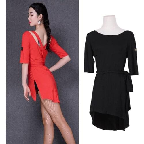 Latin Dance Clothing Female Adult Dance Dress New Sexy Backless Dress Performance Costumes Latin Dance Competition Dress DN9371