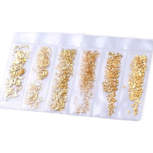 Golden Shell Moon Star DIY Filling Materials Filler Epoxy Resin Jewelry Making
