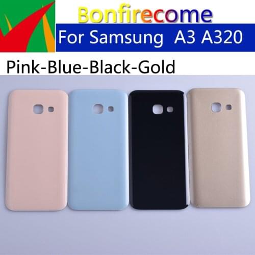 10pcs\lot For Samsung Galaxy A3 2017 A320 A320F SM-A320F/DS SM-A320Y/DS Back Housing Battery Cover Back Cover Case Rear Door