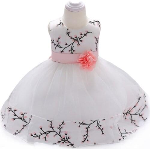 2018 Summer Baby Girls Princess Dress For Girls Party Dresses Infant 1 Year Birthday Dress vestido Newborn Baby Clothes