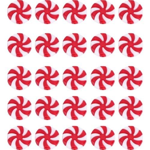 50pcs Xmas Sweeties Pendant Christmas Craft Christmas Decorative Hanging Pendant