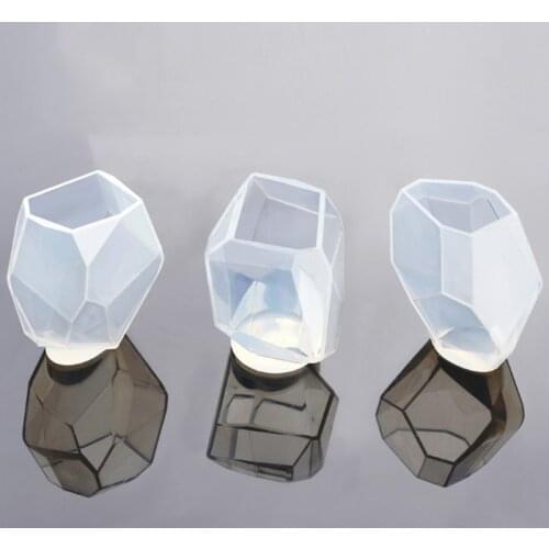 Irregular Geometric Jewelry Mold Transparent Soap Molds Crystal Silicone Resin Ornaments Craft Making Decoration