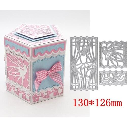 Ballet Dancer 3D Box Frame Metal Cutting Dies Stencils For DIY Scrapbooking Decoration Embossing Supplier Cards Craft Die Cut