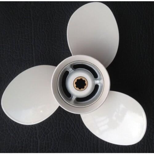 Free shipping hidea propellers 9 1/4x10 1/2 For 9.9HP 15 HP For hidea Aluminium boat accessories marine propellers 8 tooth