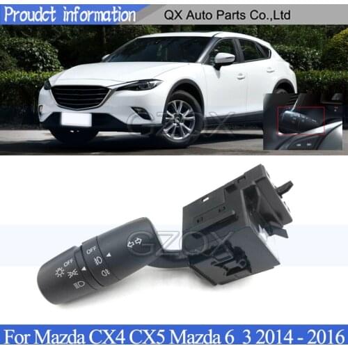 CAPQX Headlight fog light Turn signal switch For Mazda CX4 CX5 Mazda 6 Mazda 3 2014 2015 2016 Fog light switch Switch Button