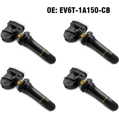 4pcs TPMS Tire Pressure Sensors 433MHZ For Ford B-Max C-Max Mondeo Kuga Grand C-Max Focus Fiesta