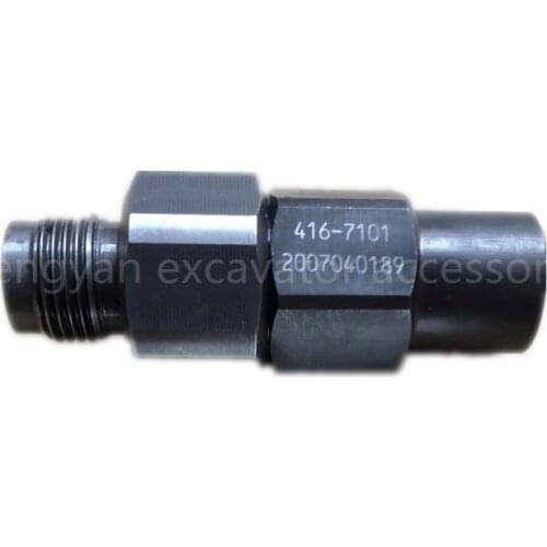 Excavator parts 320D Common Rail Valve 416-7101305-5291 C6.6 Engine Common Rail Tube Common rail pressure relief valve core