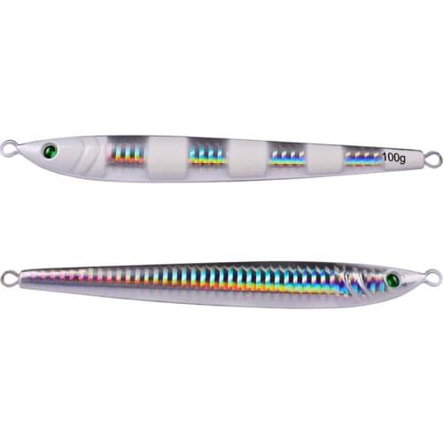 7g 10g 14g 17g 21g 28g 40g 60g 80g 100g Artificial Metal Fishing Lures Jigging Lead Alloy Fish Reflected 3D Eyes Sea Fishing Wob