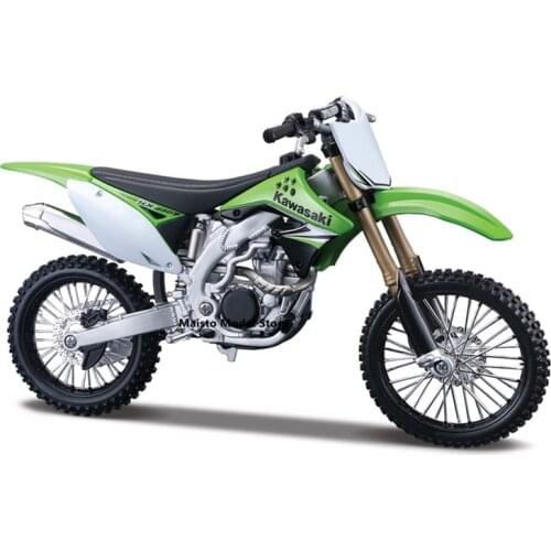 Maisto 1:12 KAWASAKI KX 450F Motorcycle Assembly seale model kits of the hottest bikes Motorcycle model collection gift toy
