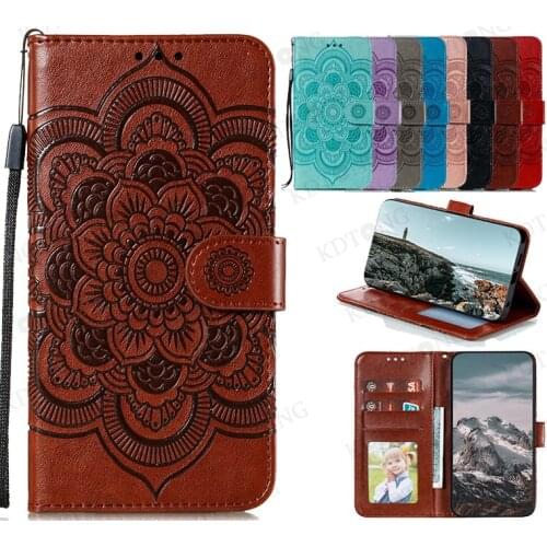 Fashion 3D Mandala Flip Leather Case For LG Stylo 4 5 6 Mandala Retro Card Pack Case For LG Q Styl PLUS Velvet Shockproof Cover