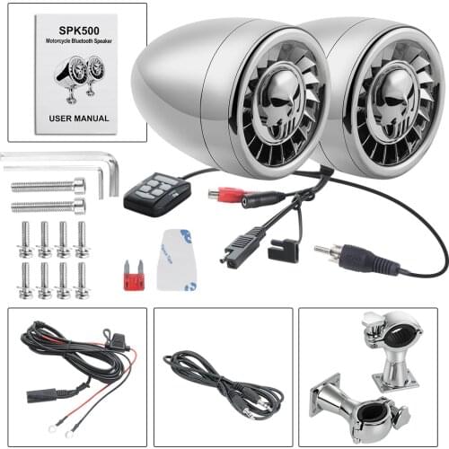 600W MP3 Music Audio Player bluetooth Speakers For Motorcycle Waterproof Portable Stereo Motos Handlebar Audio Amp System