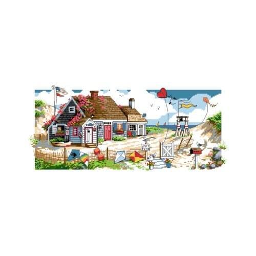 Top MM Mouse avatar Counted Cross Stitch Kit Cross stitch RS cotton with cross stitch Dim 3807 kite house