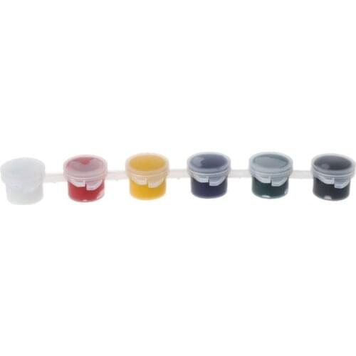6 Colors Epoxy Resin Color Toning Paste Pigment Kit Handcraft AB Resin Colorant Dye Jewelry Making Tools