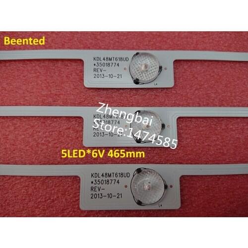 New 20 Pieces*5LED*6V LED backlight strip for KDL48MT618UD 35018774 35018865 465mm