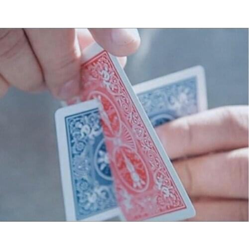 Intersection By Hondo Gimmick Poker Card Magic Tricks Close Up Magic Props Illusion Street Magic Vision Card Interactive Accross