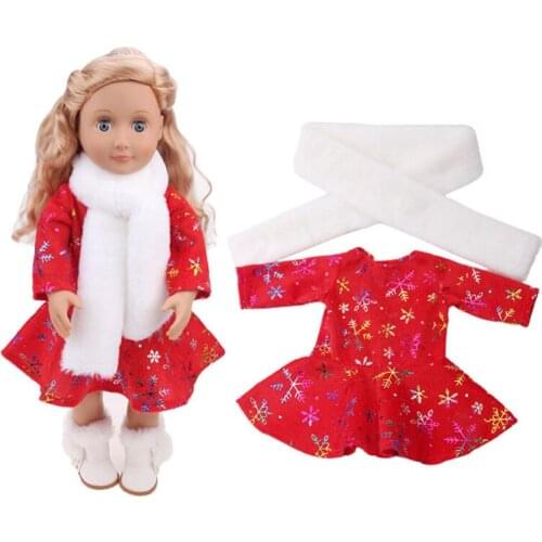 Dress+Shawl Clothes fits for 18" American Girl doll alexander,girls dolls