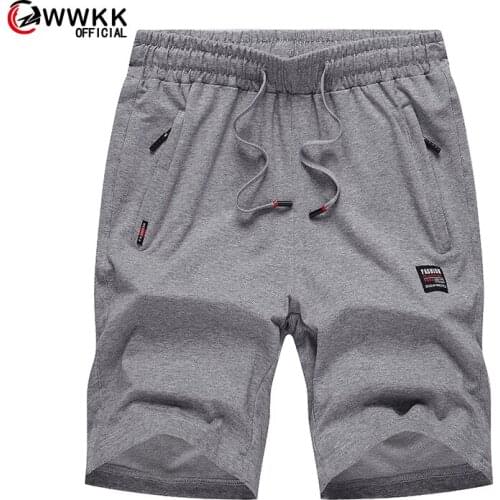 Summer Shorts Men 2020 Casual Shorts Trunks Fitness Workout Beach Shorts Man Breathable Cotton Gym Short Trousers Sweatpants