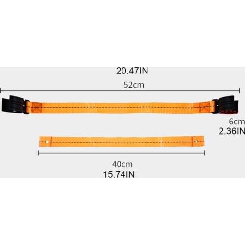 A5KD Pull Strap Rope for Motorcycle Dirt Bike 52cm Length Adjustable Front Rescue Strap Pull Sling Belt Leashes