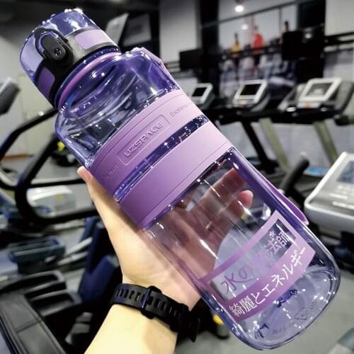 Sport Water Bottle Negative ion Energy Portable Leakproof Drop-proof Gym Bottle Travel Camping Bottle Plastic Drinkware BPA Free