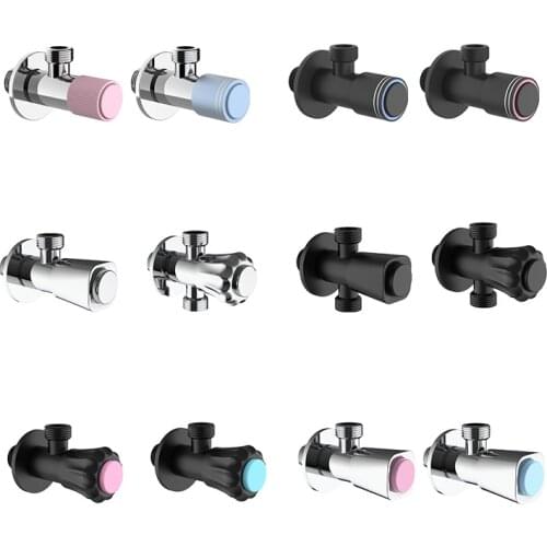 Triangular Water Wc Adapter Angle Check Valve 1/2 Filter Steel Faucet Check Toilet Bowl Fittings 2 Heads for A Shower Switch Two