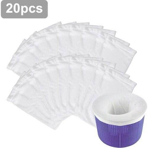 1/10/20/30pcs Filter Pool Skimmer Socks Elastic Nylon Pool Filter Socks Net For Filters Baskets Swimming Pool Cleaning Supplies