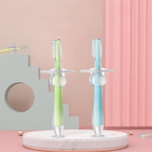 1PC Kids Soft Silicone Training Toothbrush Baby Children Dental Oral Care Tooth Brush Tool Baby Kid Tooth Brush Baby Items