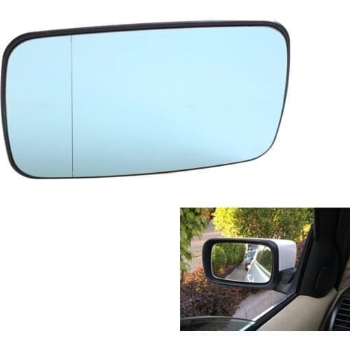 1 PCS Left Side Review Split Mirror Heated Glass Blue for BMW E46 Sedan 99-05 3 Series 323i 325i 328i 330i 4 Door