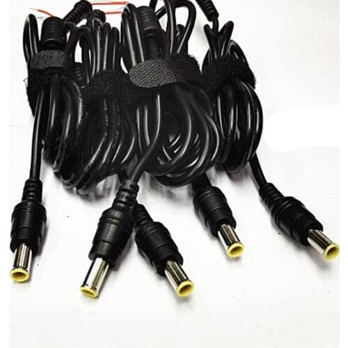 10pcs 22AWG DC 6.0 x 4.4 6.0*4.4mm Power Supply Plug Connector With about 1.2meter Cord / Cable For Sony Laptop Adapter