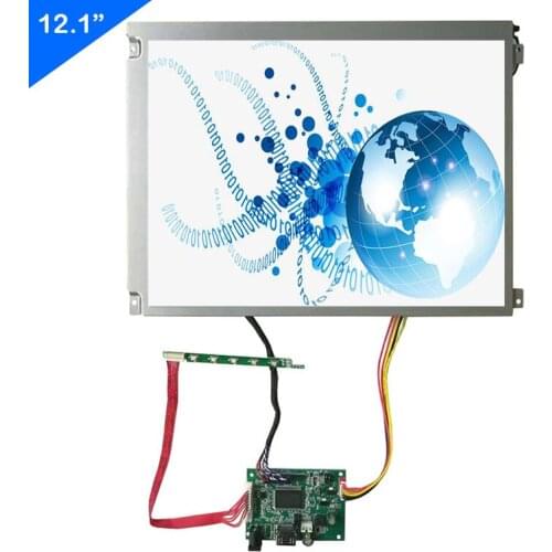 12.1inch 800*600 lcd screen with Control board HDMI input DIY Extend for Industrial monitor display