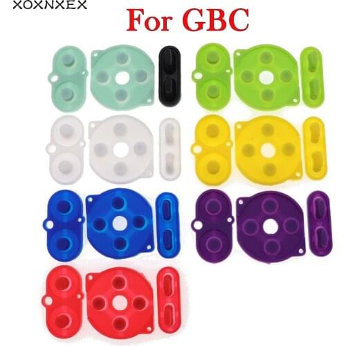 3Sets Rubber Conductive Button A-B D-Pad for Nintend GameBoy Color GBC Shell Housing Silicone Start Select Keypad