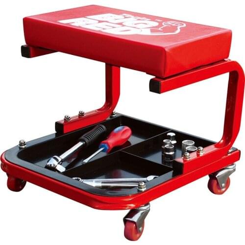 Auto Repair Work Stool Repair Stool with Work Disk U-Shaped Car Repair Stool Auto Repair Hardware Tools