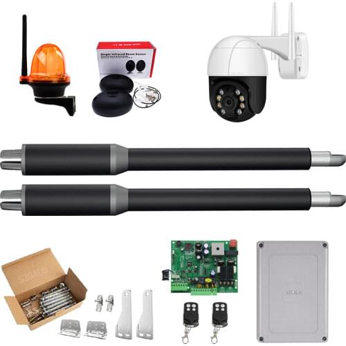 200KG Automatic dual arms electric swing door gate Closer Operator Motor actuator closer swing gate opener Electromagnetic Lock